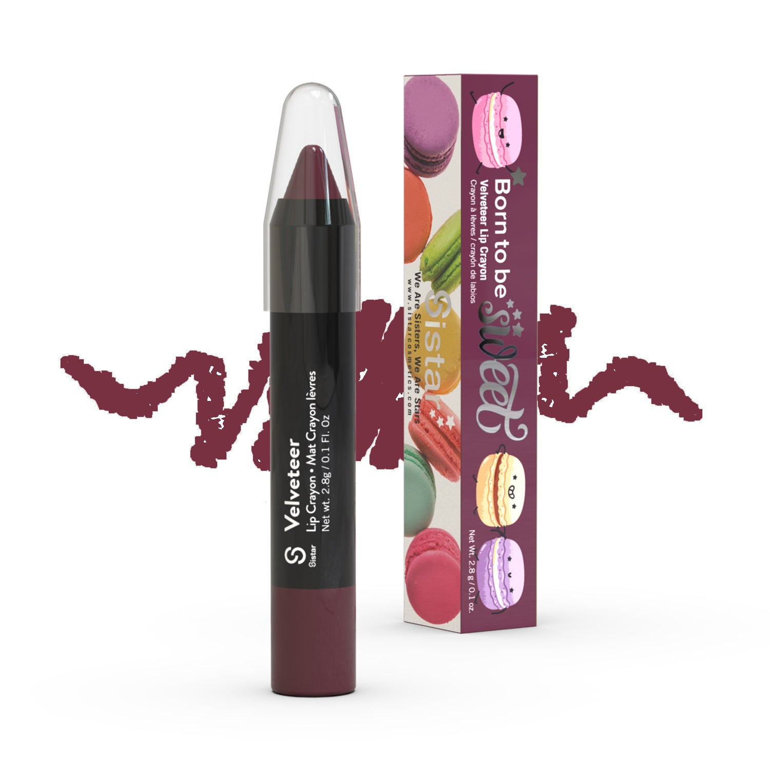 Velvet Matte Lip Crayon - Sistar Cosmetics