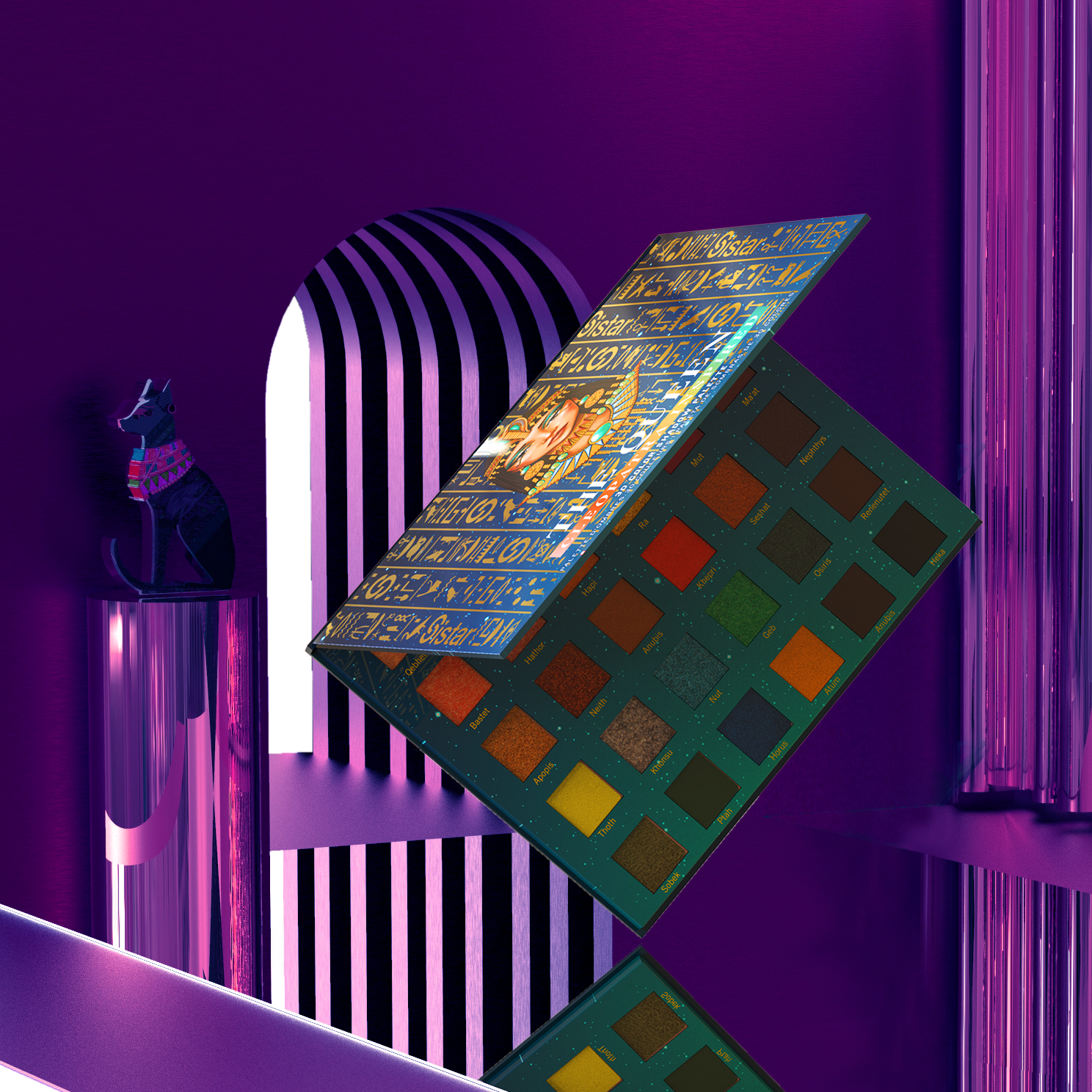 [The Queen] 30 Color Eyeshadow Palette - Sistar Cosmetics