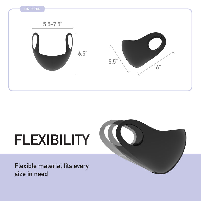 REUSABLE & WASHABLE PROTECTIVE FILTRATION CLOTH MASK - Sistar Cosmetics