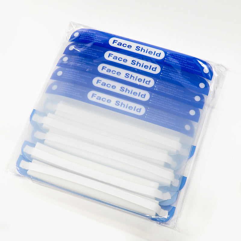 Safety Reusable Face Shield Clear Plastic Full Face shield Transparent Anti-Splash - Sistar Cosmetics