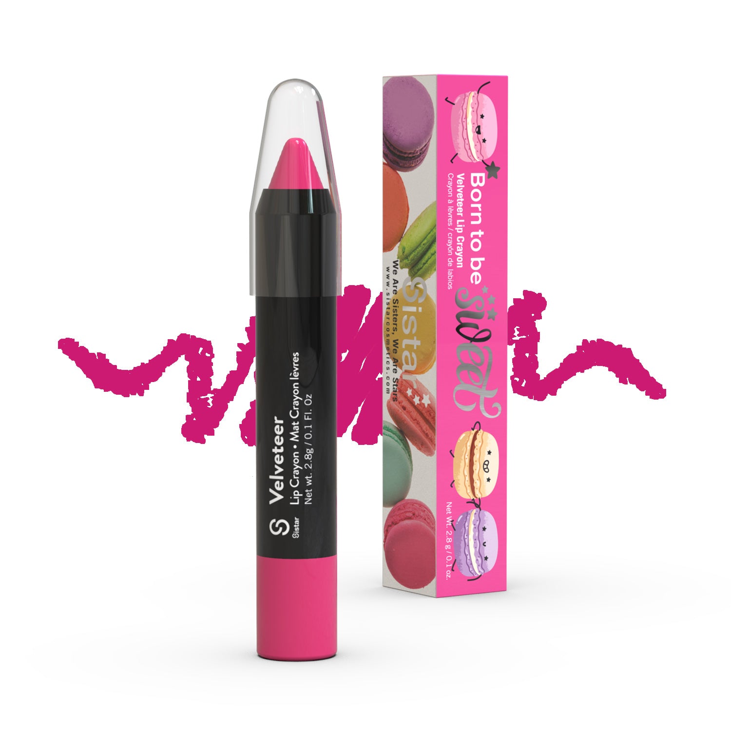 Velvet Matte Lip Crayon - Sistar Cosmetics