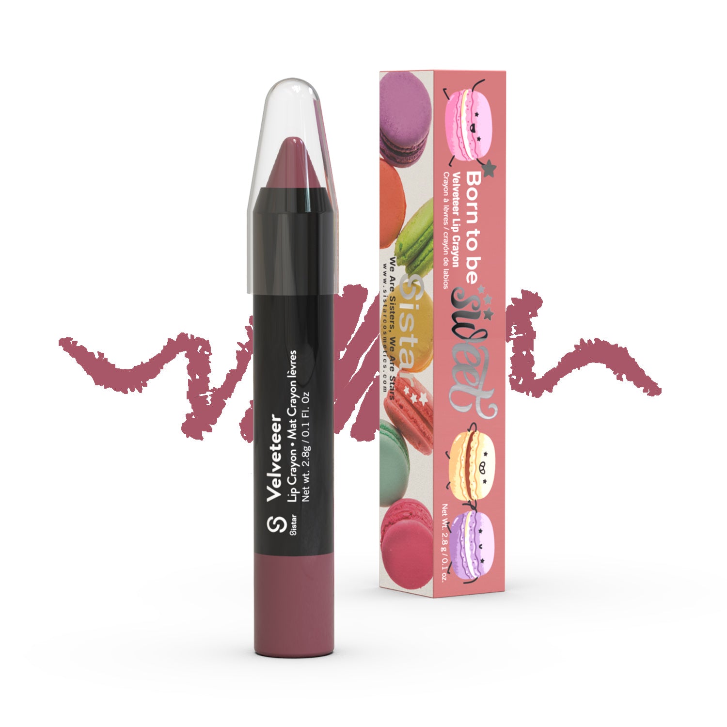 Velvet Matte Lip Crayon - Sistar Cosmetics