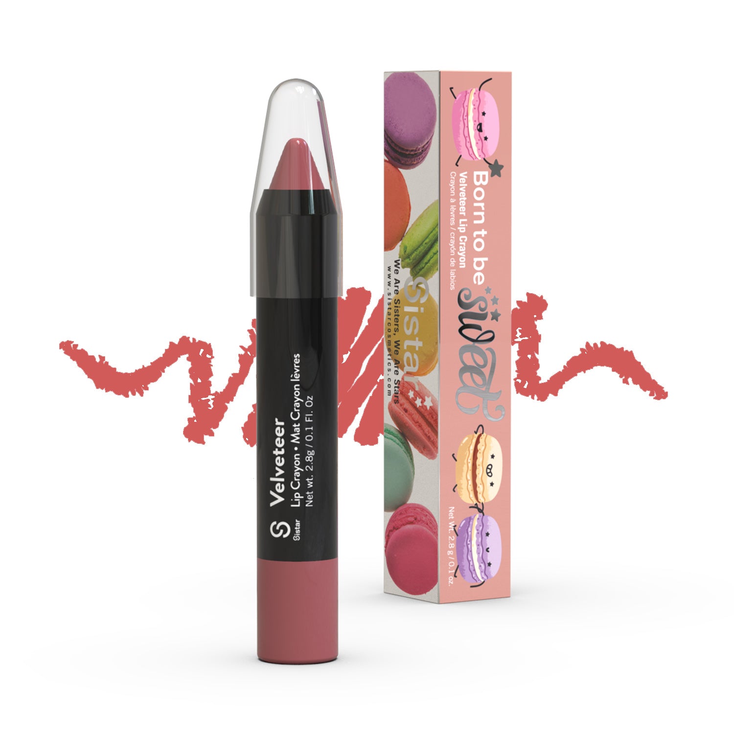 Velvet Matte Lip Crayon - Sistar Cosmetics